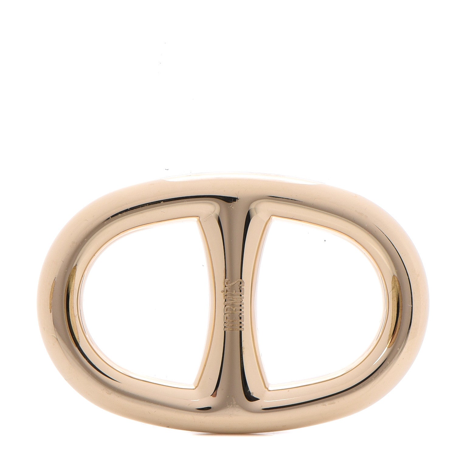Hermes Permabrass Chaine D'Ancre Scarf Ring 1 of 6