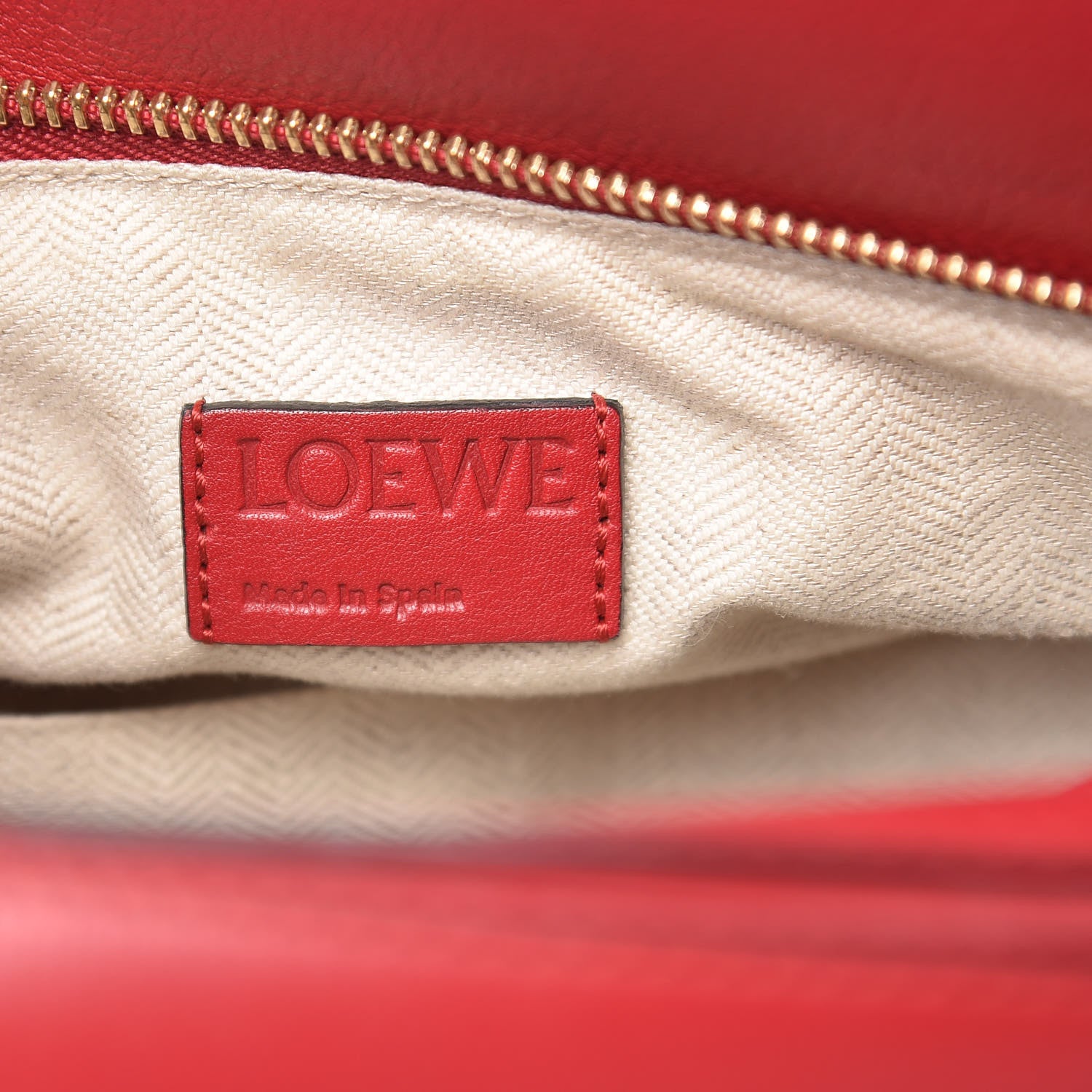 Loewe Calfskin Puzzle Bag Rouge 6 of 11