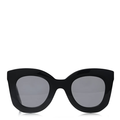Celine Acetate Butterfly Sunglasses Black 2 of 10