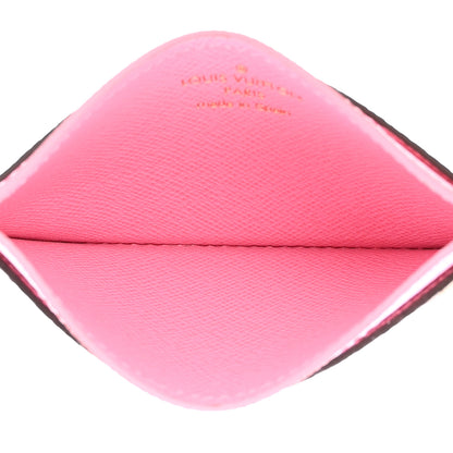 Louis Vuitton Damier Ebene 2023 Christmas Animation Alpine Cardholder Pink 5 of 7
