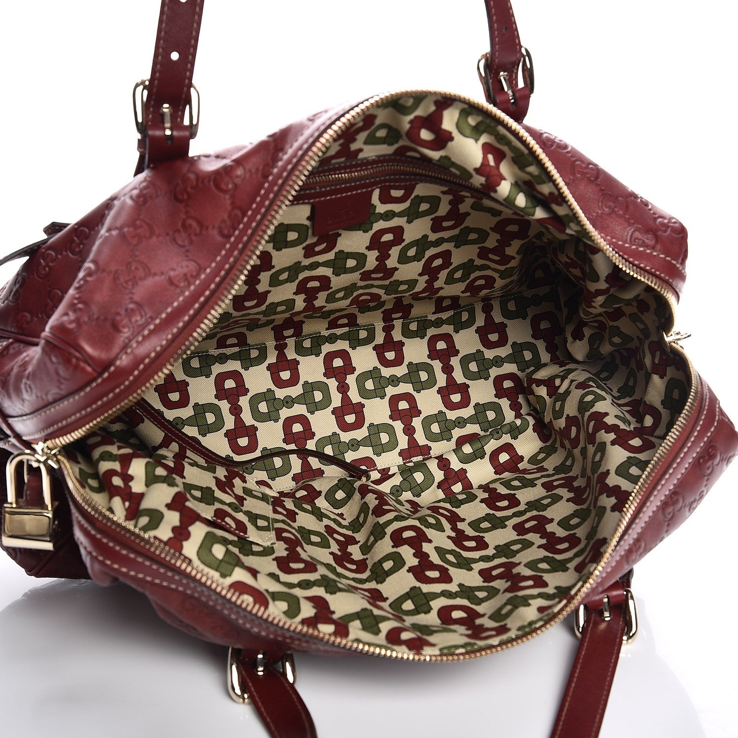 Gucci Guccissima 85th Anniversary Large Boston Rusty Red 5 of 12