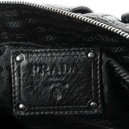 Prada Cervo Antik Bauletto Black 6 of 15