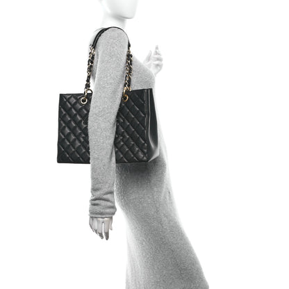 Chanel Caviar Quilted Grand Shopping Tote GST Black 2 of 10