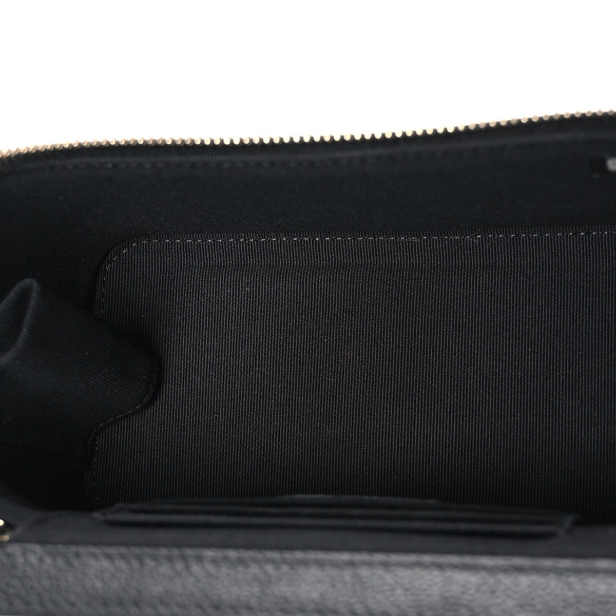Chanel Caviar Quilted Small Tiny CC Vanity Case With Chain  Black 5 of 11
