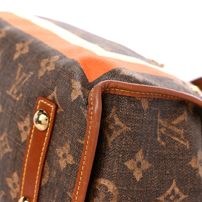 Louis Vuitton Monogram Rayures Tisse Sac PM 9 of 21