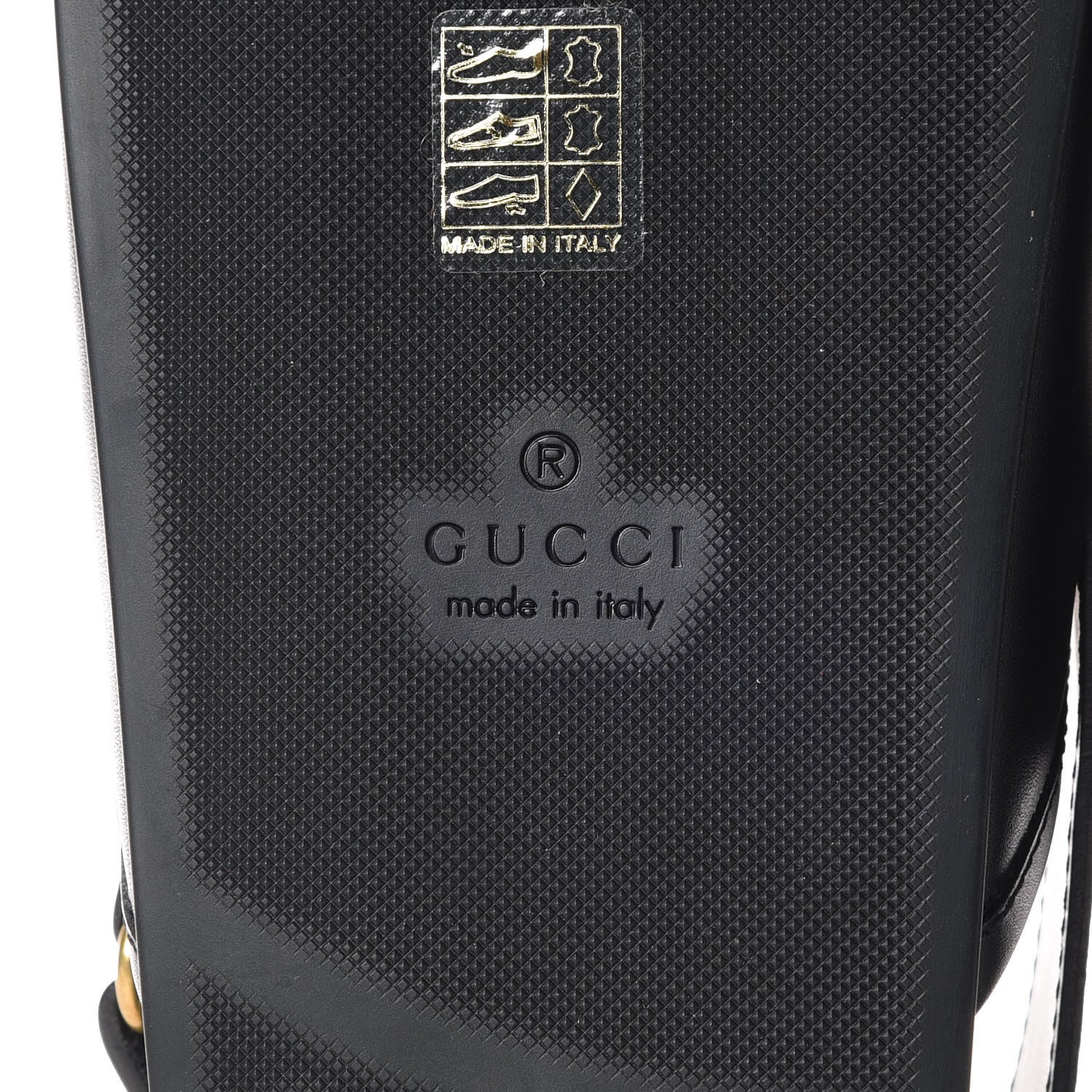 Gucci Calfskin Mens Horsebit River Slingback Slippers 7 Black 7 of 10