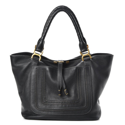 Chloe Calfskin Large New Marcie Tote Black 1 of 8