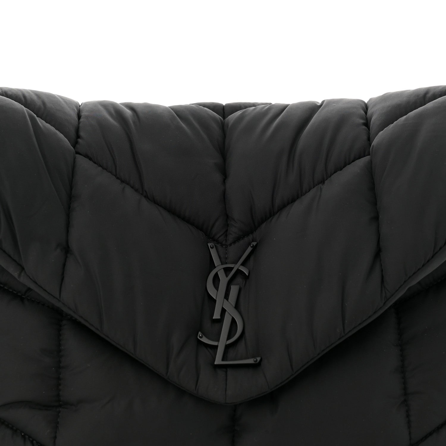 Saint Laurent Econyl Nylon Lou Puffer Messenger Black 8 of 10