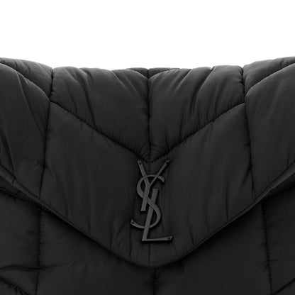 Saint Laurent Econyl Nylon Lou Puffer Messenger Black 8 of 10