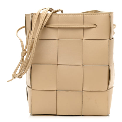Bottega Veneta Nappa Maxi Intrecciato Cassette Bucket Bag Almond 1 of 11