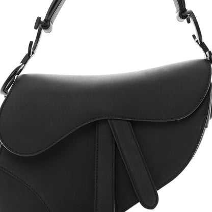 Christian Dior Ultra Matte Calfskin Mini Saddle Bag Black 6 of 9