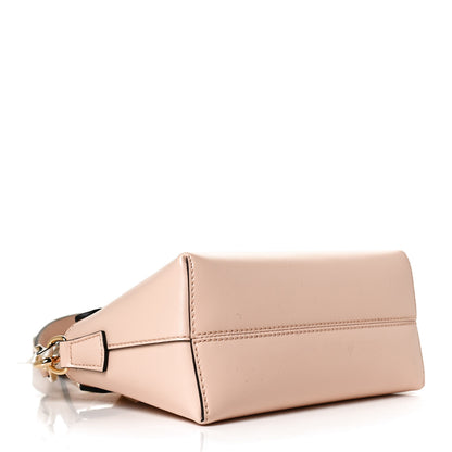 Fendi Vitello King Logo Embossed Mini By The Way Boston Bag Light Rose 4 of 12