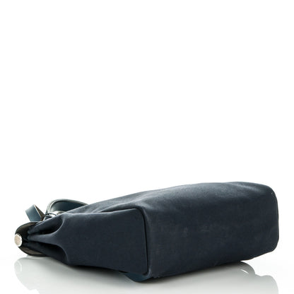 Hermes Toile Vache Calfskin Herbag 30 PM Backpack Navy Bleu 4 of 6