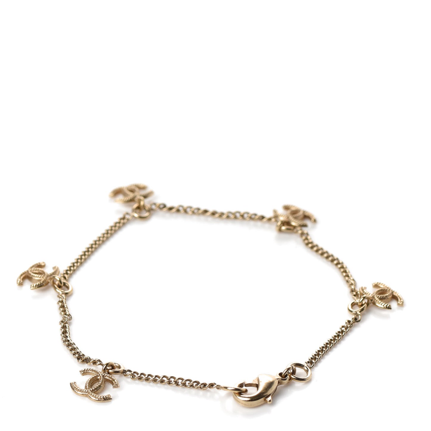 CC Charm Bracelet Gold