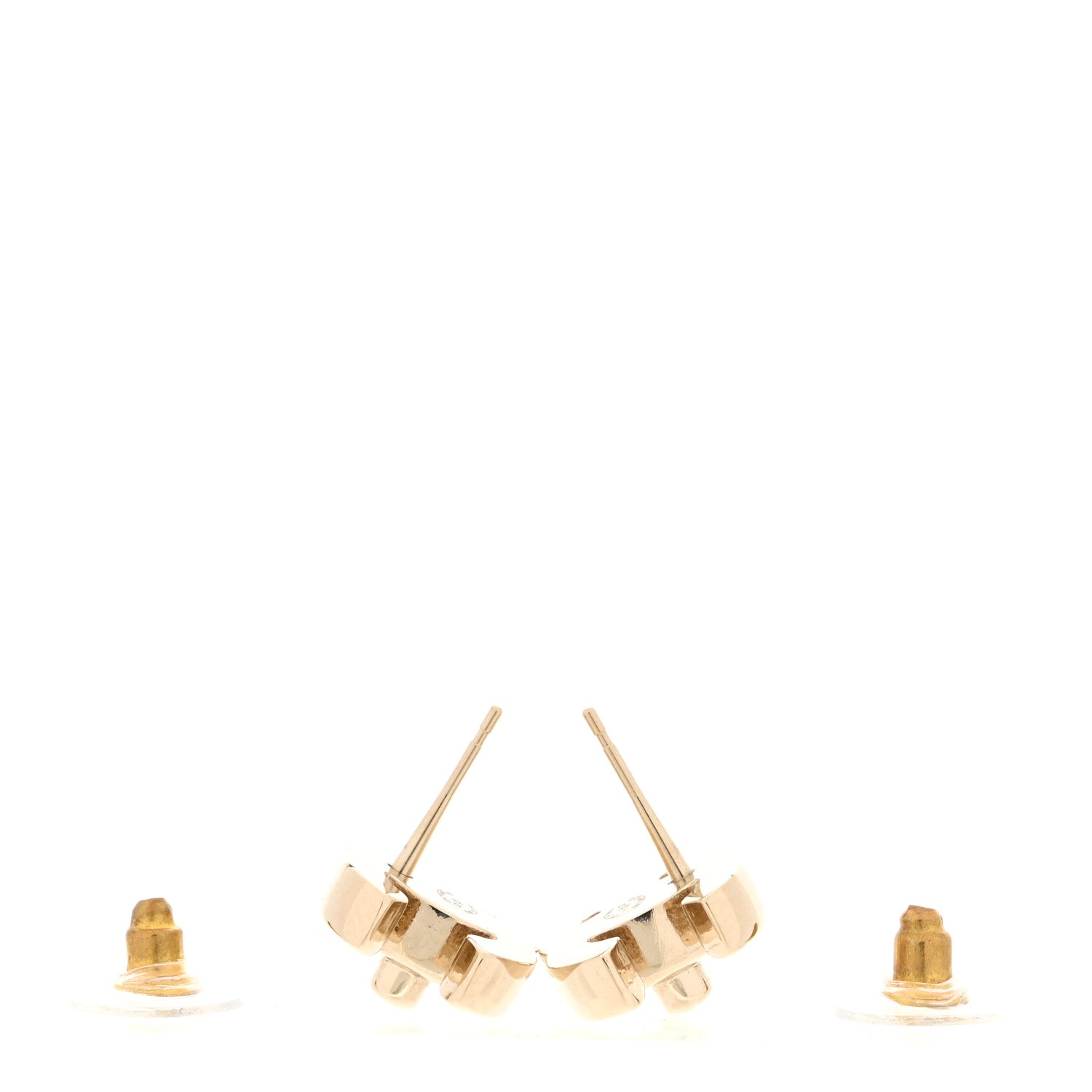 Chanel Metal CC Turnlock Earrings Gold 3 of 5