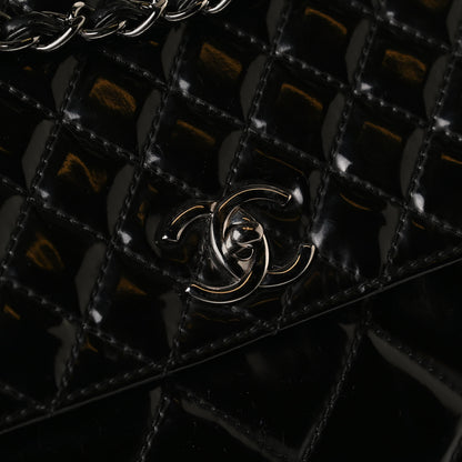 Chanel Vinyl Quilted In the Business Flap Bag Black 14 of 16