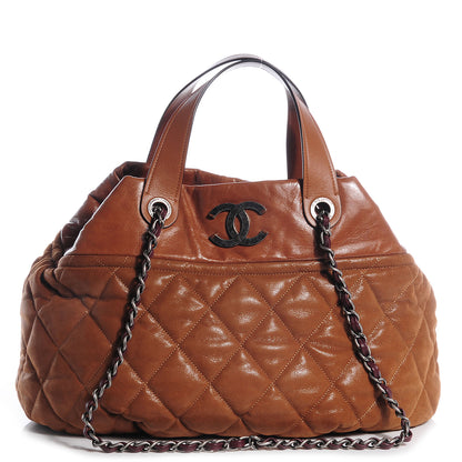 Chanel Iridescent Calfskin Large In The Mix Tote Light Brown 1 of 7