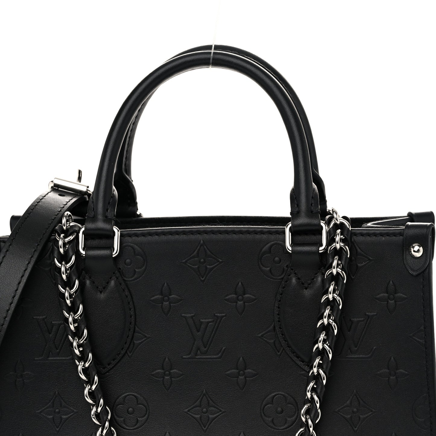 Calfskin Monogram Bold Onthego PM Black