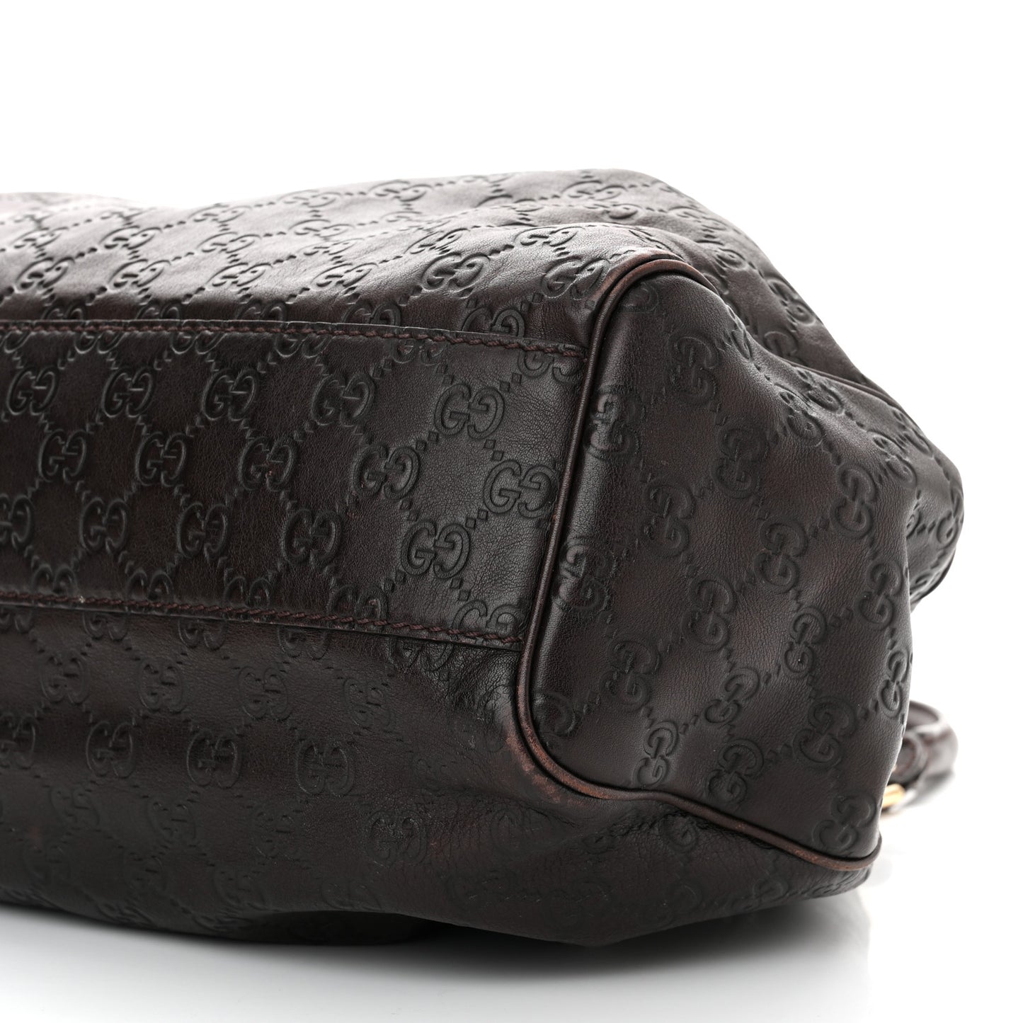 Guccissima Medium Sukey Tote Brown