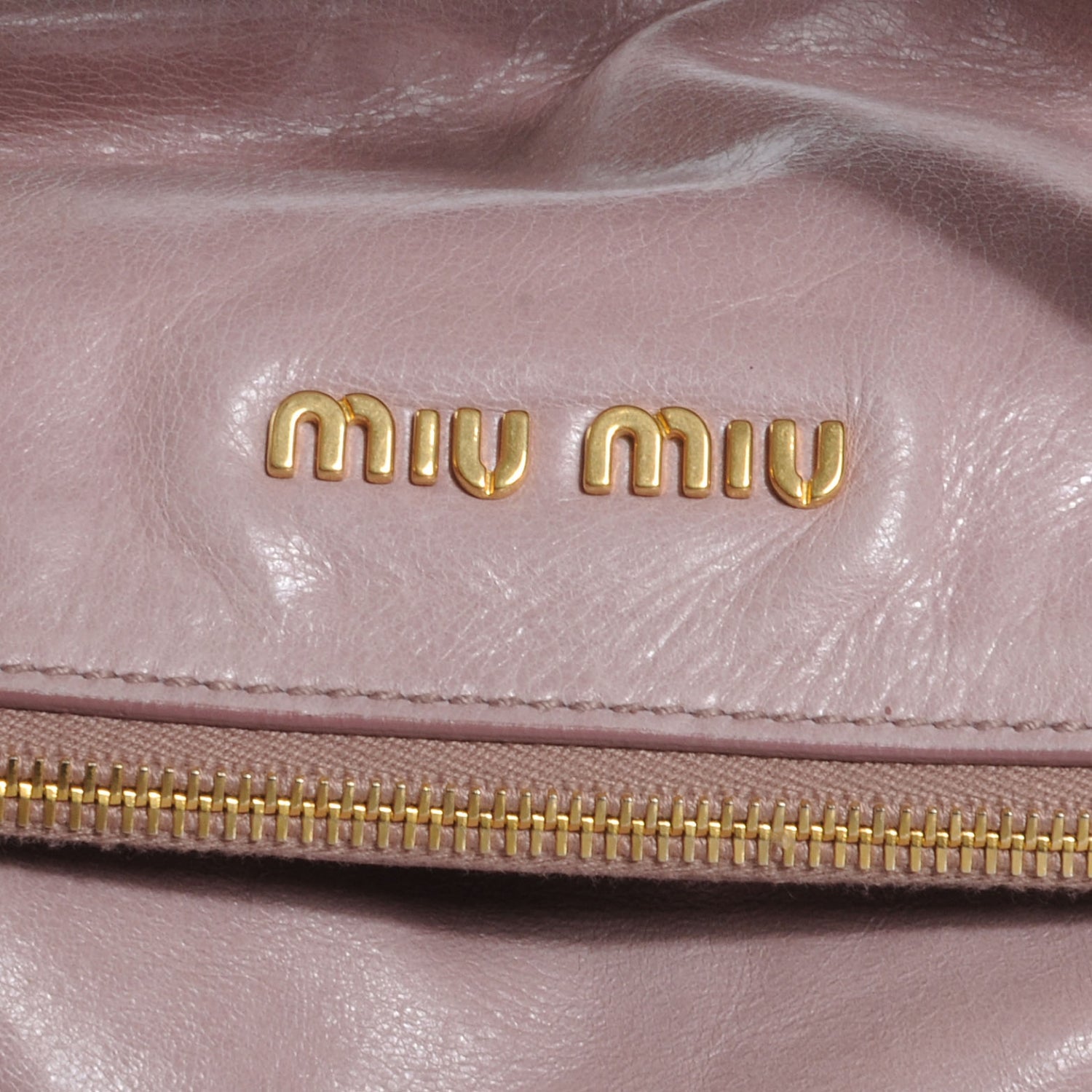 Miu Miu Vitello Lux Bow Bag Mughetto 4 of 8