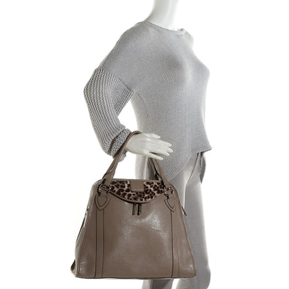 Marc Jacobs Lambskin Calf Hair Large Serengeti Wellington Concrete 2 of 10