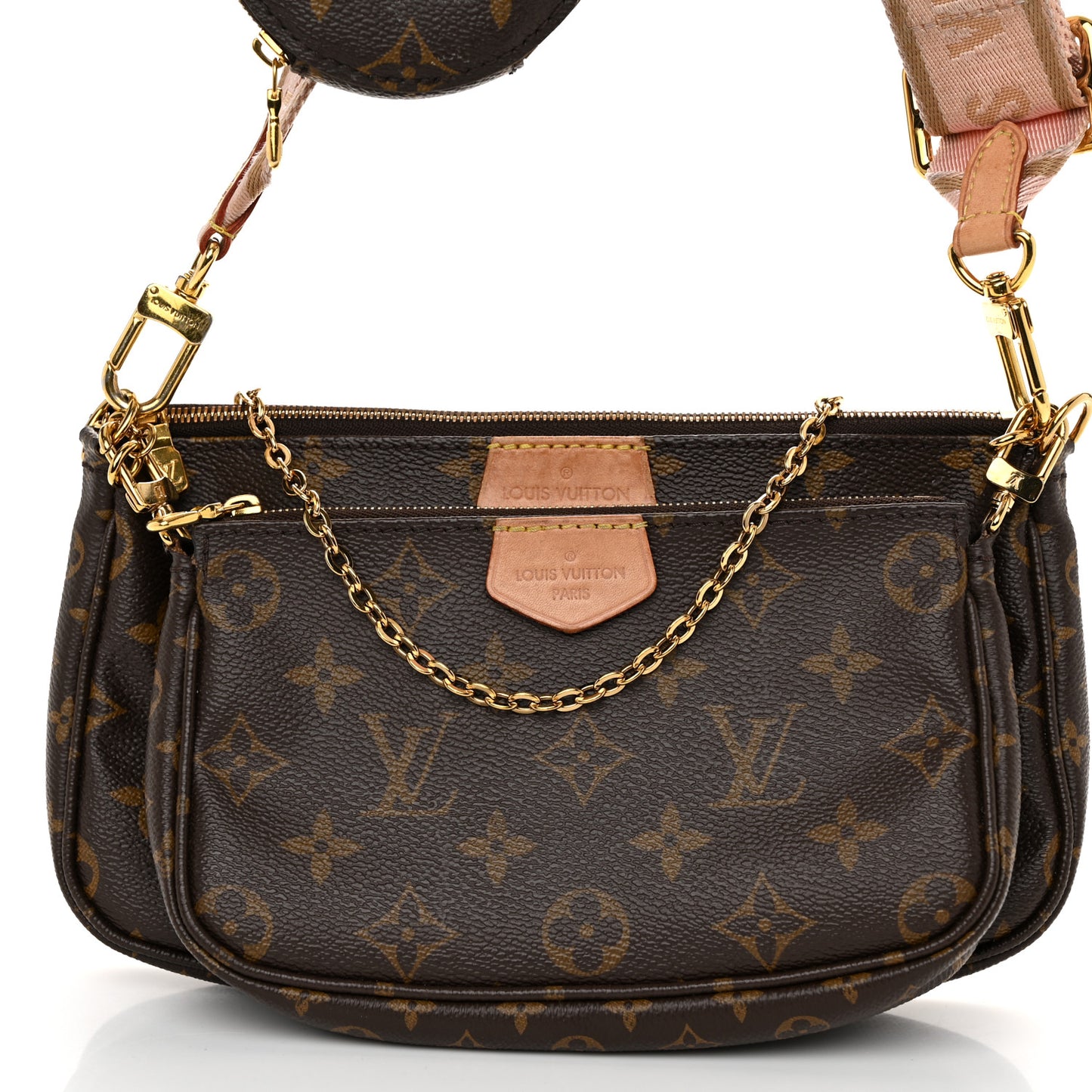 Monogram Multi Pochette Accessories Rose Clair