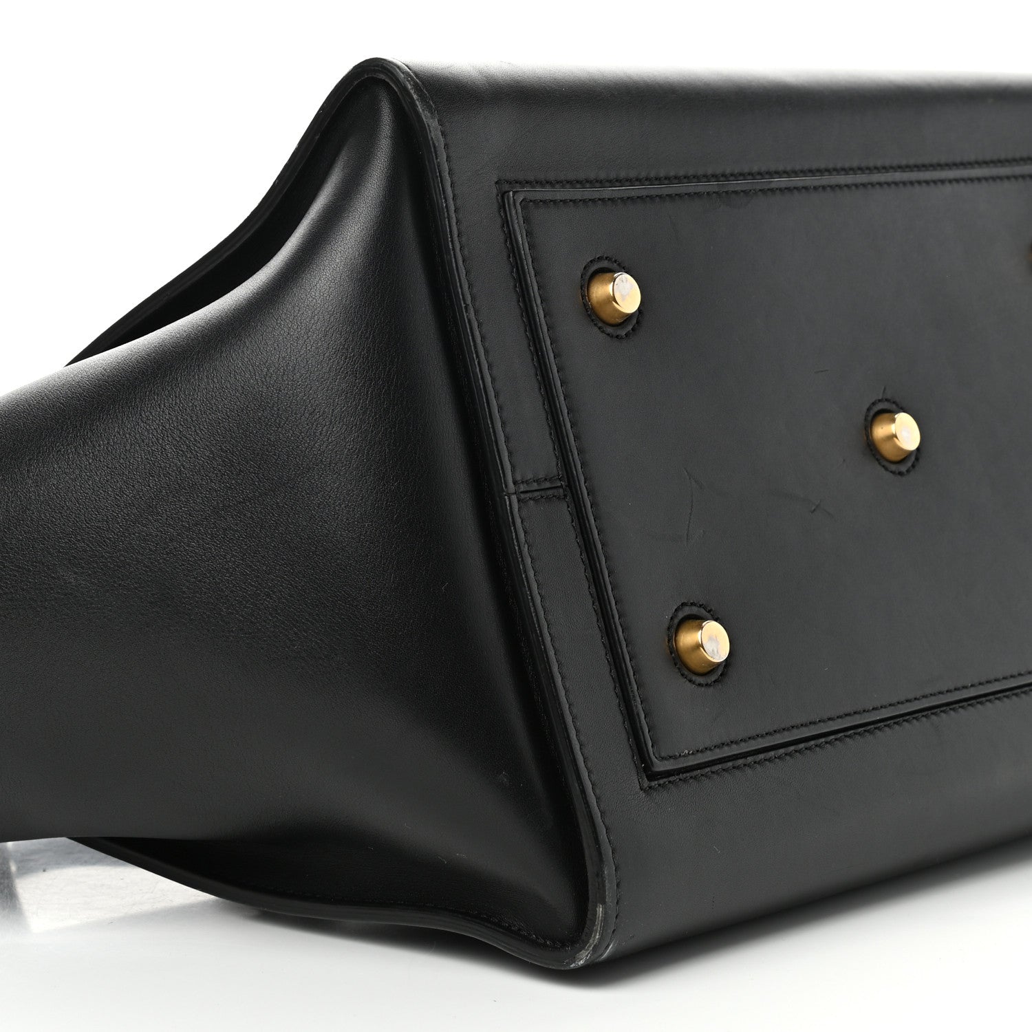 Celine Smooth Calfskin Small Tie Knot Tote Black 12 of 13