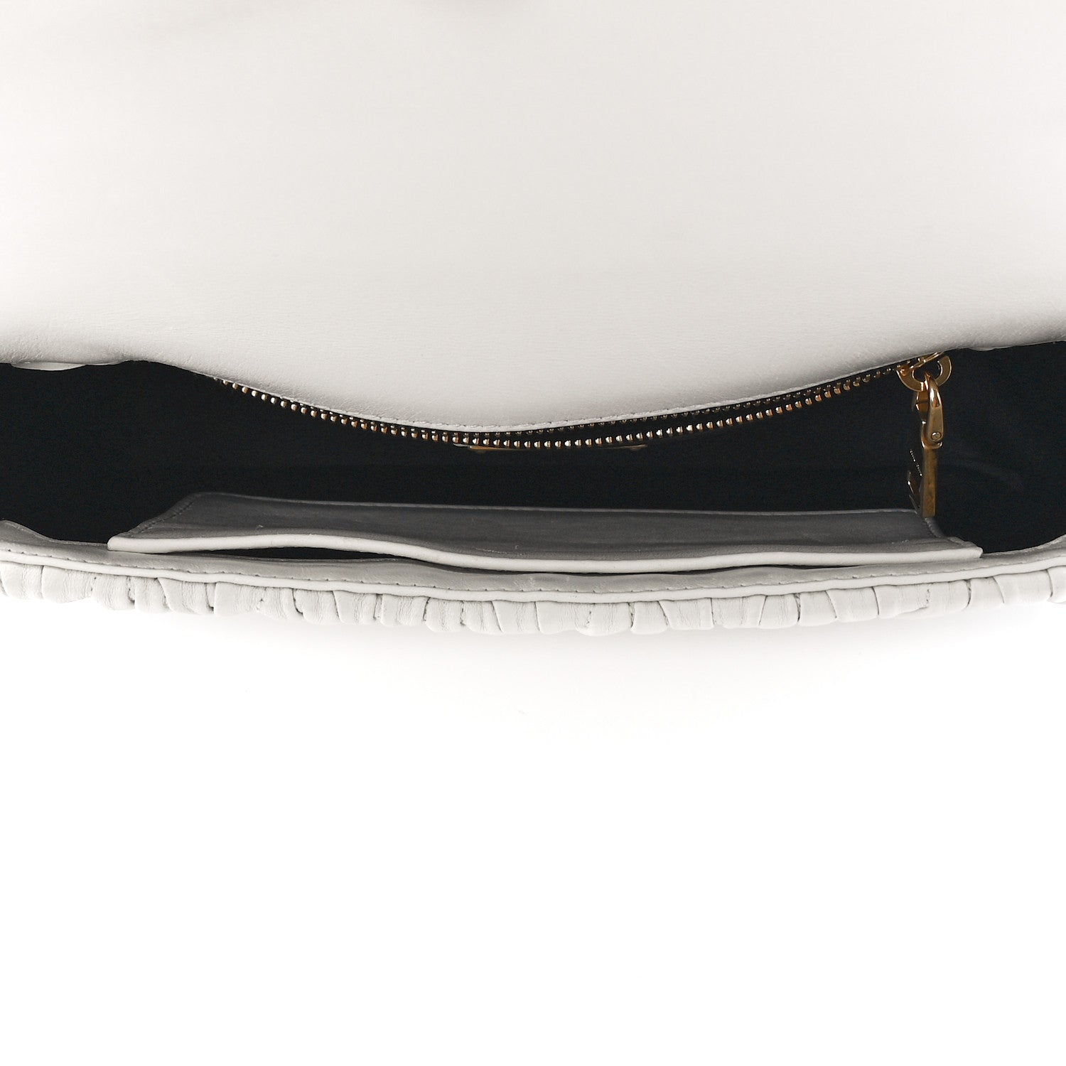Miu Miu Nappa Matelasse Flap Shoulder Bag White 4 of 9
