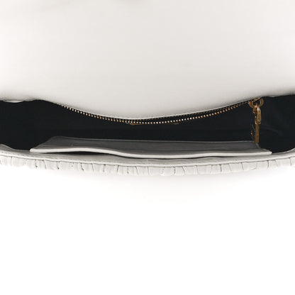 Miu Miu Nappa Matelasse Flap Shoulder Bag White 4 of 9