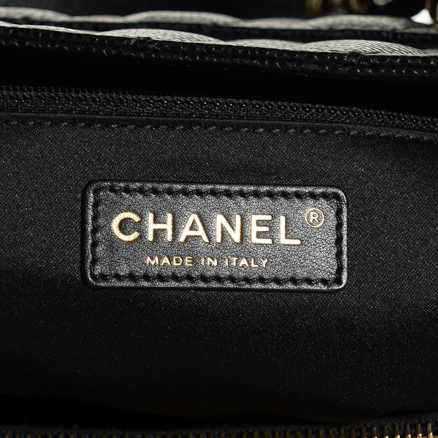 Chanel Caviar Quilted Grand Shopping Tote GST Black 6 of 7