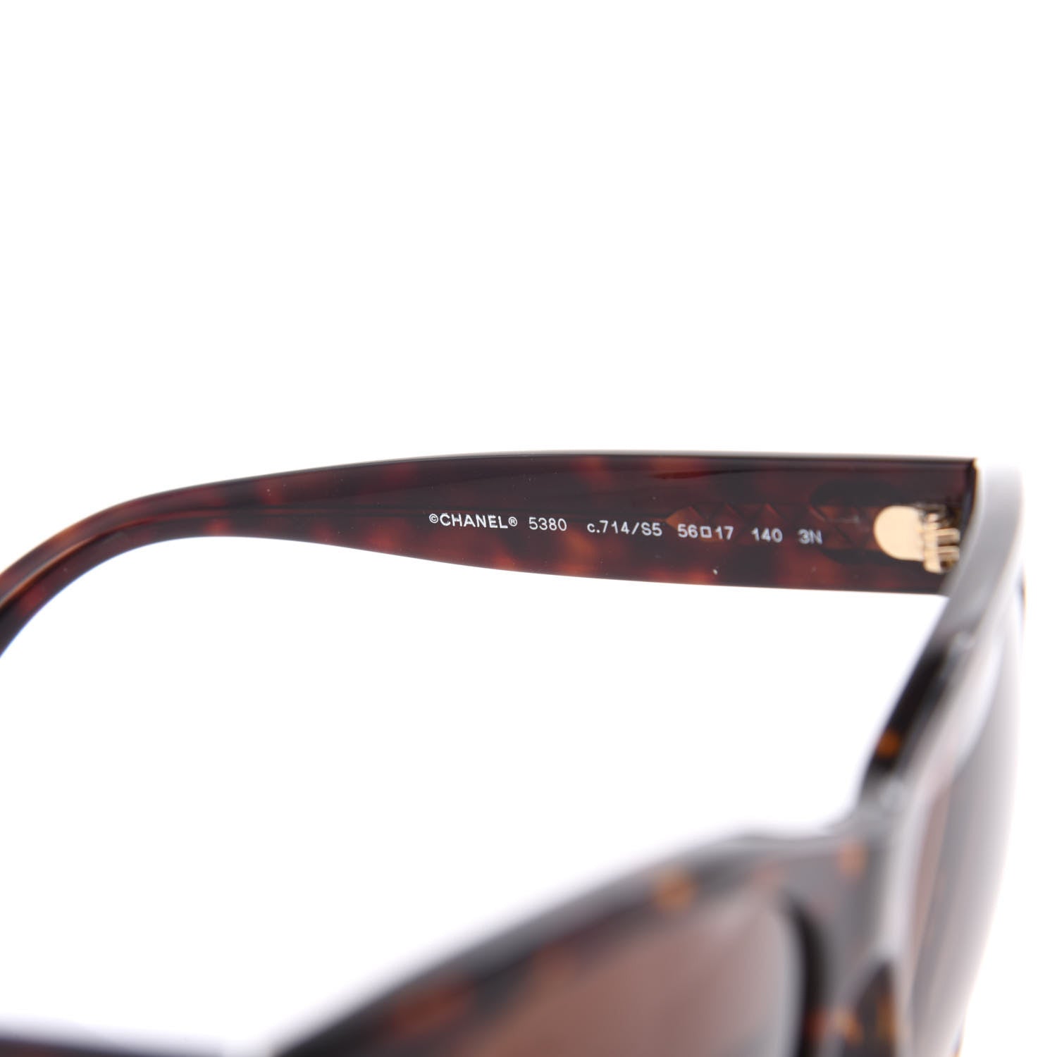Chanel Acetate Runway Square Sunglasses 5380 Dark Tortoise 5 of 8