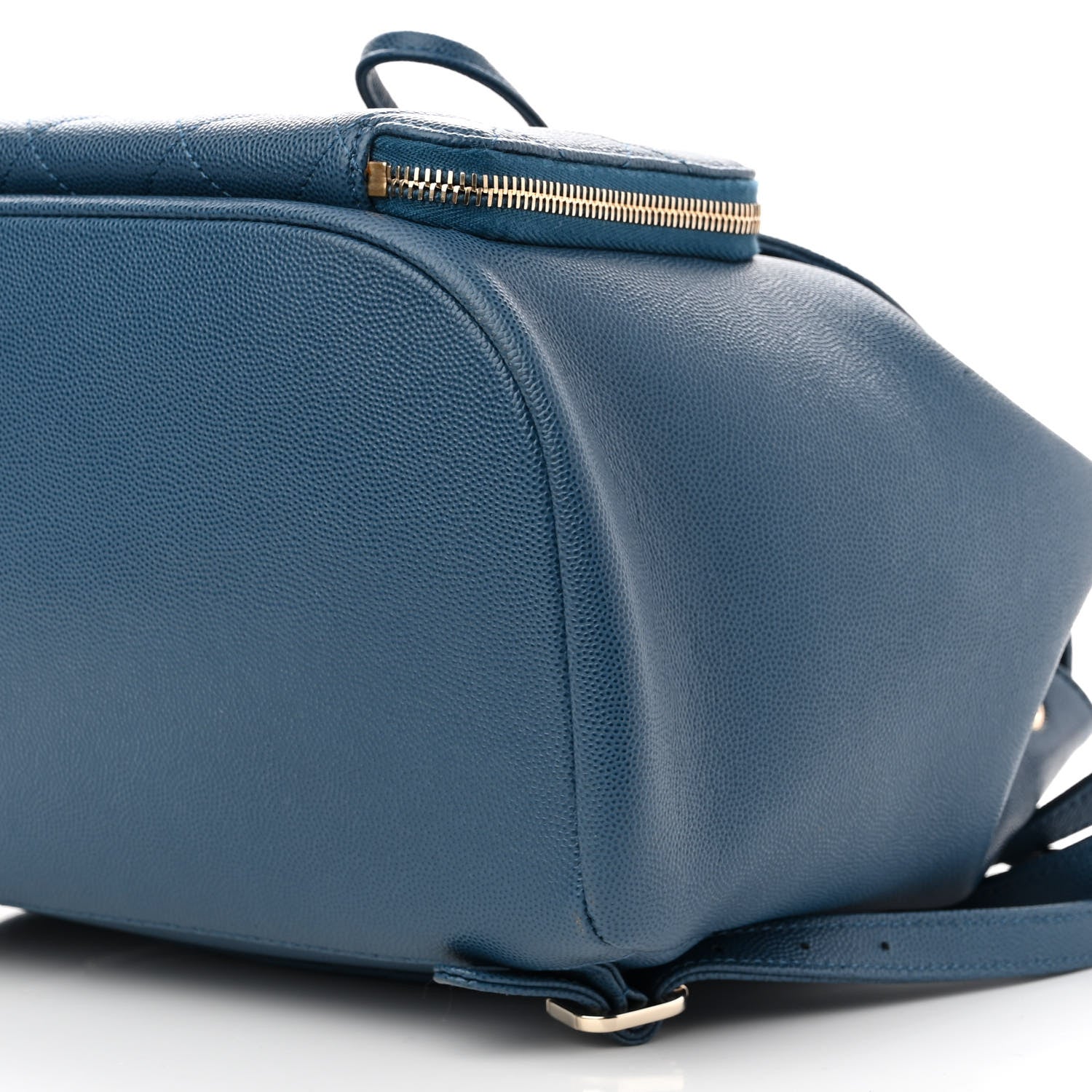 Chanel Caviar Quilted Business Affinity Backpack Blue 9 of 9