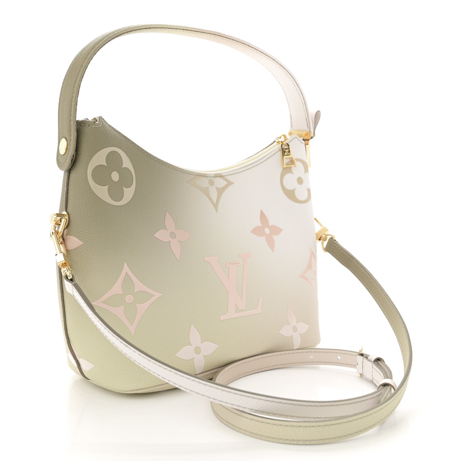 Louis Vuitton Monogram Giant Spring In The City Marshmallow Hobo Sunset Kaki 3 of 10