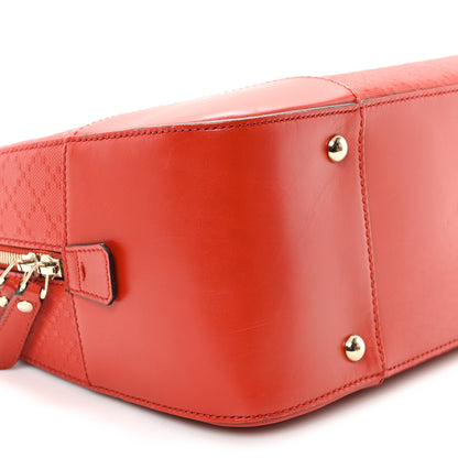 Gucci Bright Diamante Top Handle Bag Red 9 of 11
