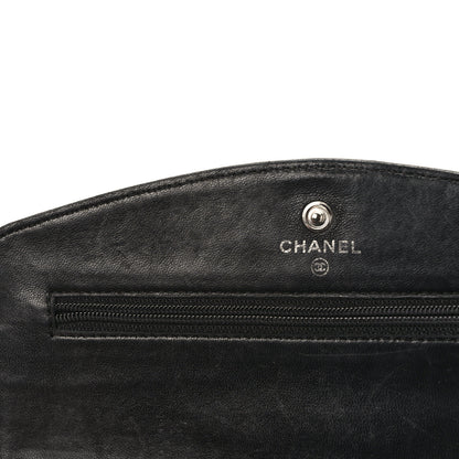 Chanel Caviar Timeless CC Wallet On Chain WOC Black 6 of 14