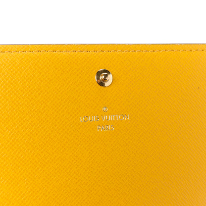 Louis Vuitton Monogram 2022 Christmas Animation New York Soho Wallet Yellow 7 of 13