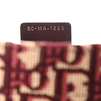 Christian Dior Oblique Medium Book Tote Burgundy Multicolor 7 of 8
