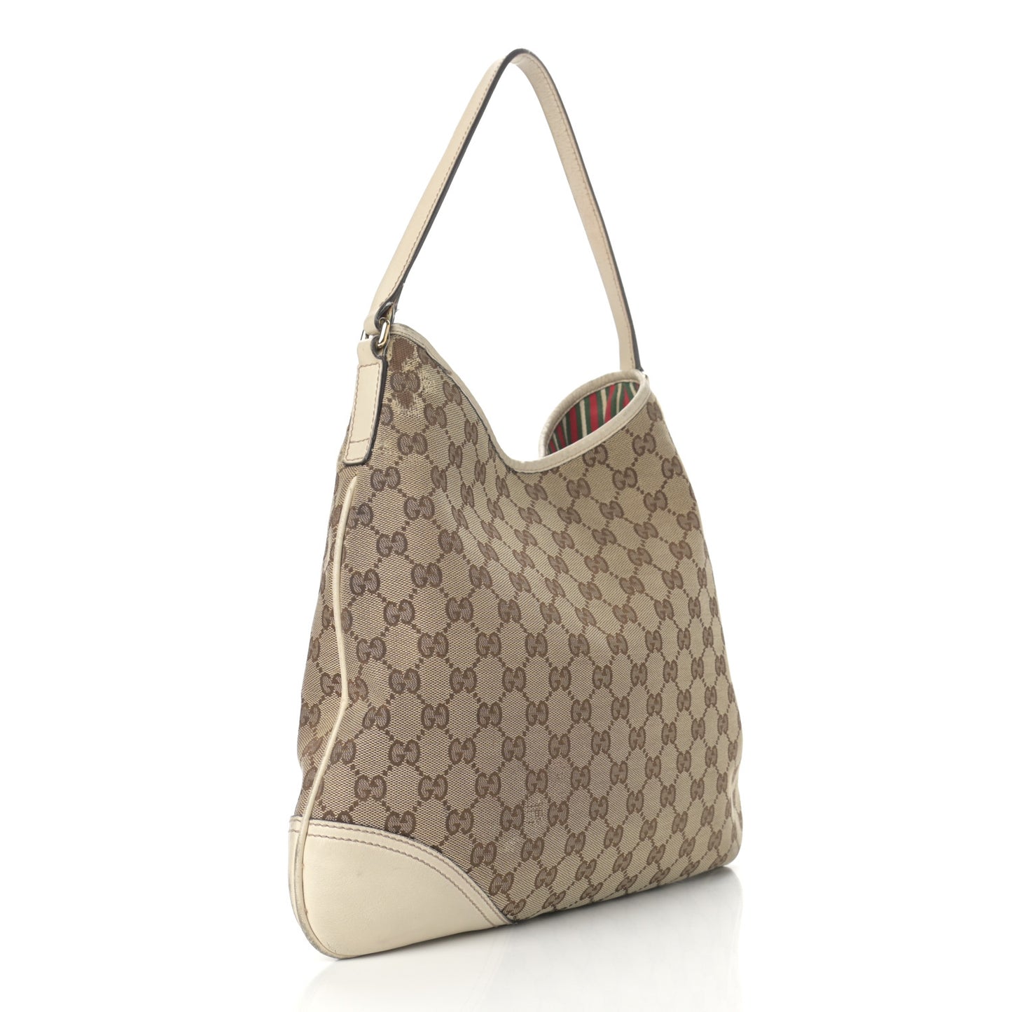 Monogram Medium New Britt Hobo Off White