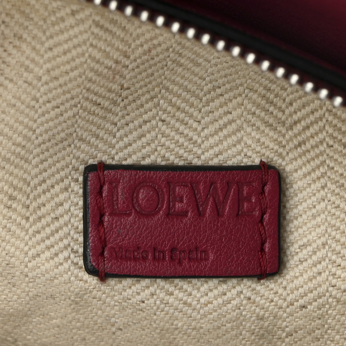Calfskin Mini Puzzle Bag Raspberry