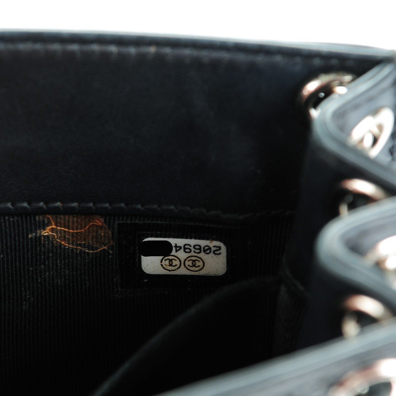 Chanel Patent CC Phone Holder Crossbody Black 7 of 10