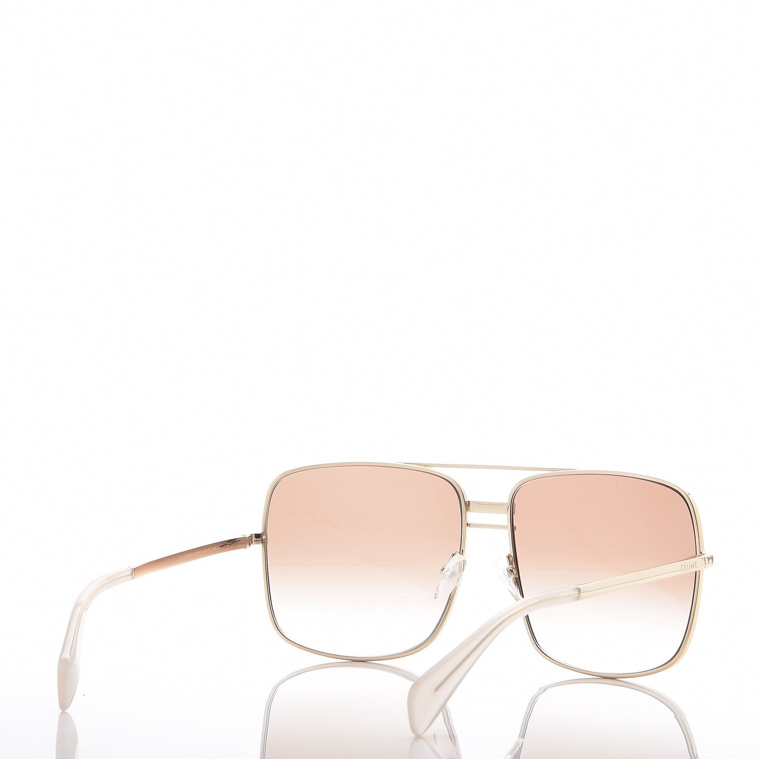 Celine Metal Sunglasses CL 41808/S Gold 4 of 7