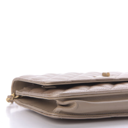 Chanel Metallic Aged Calfskin Reissue Wallet On Chain WOC Gold 6 of 11