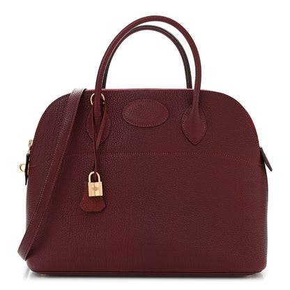 Hermes Togo Bolide 35 Rouge H 1 of 11
