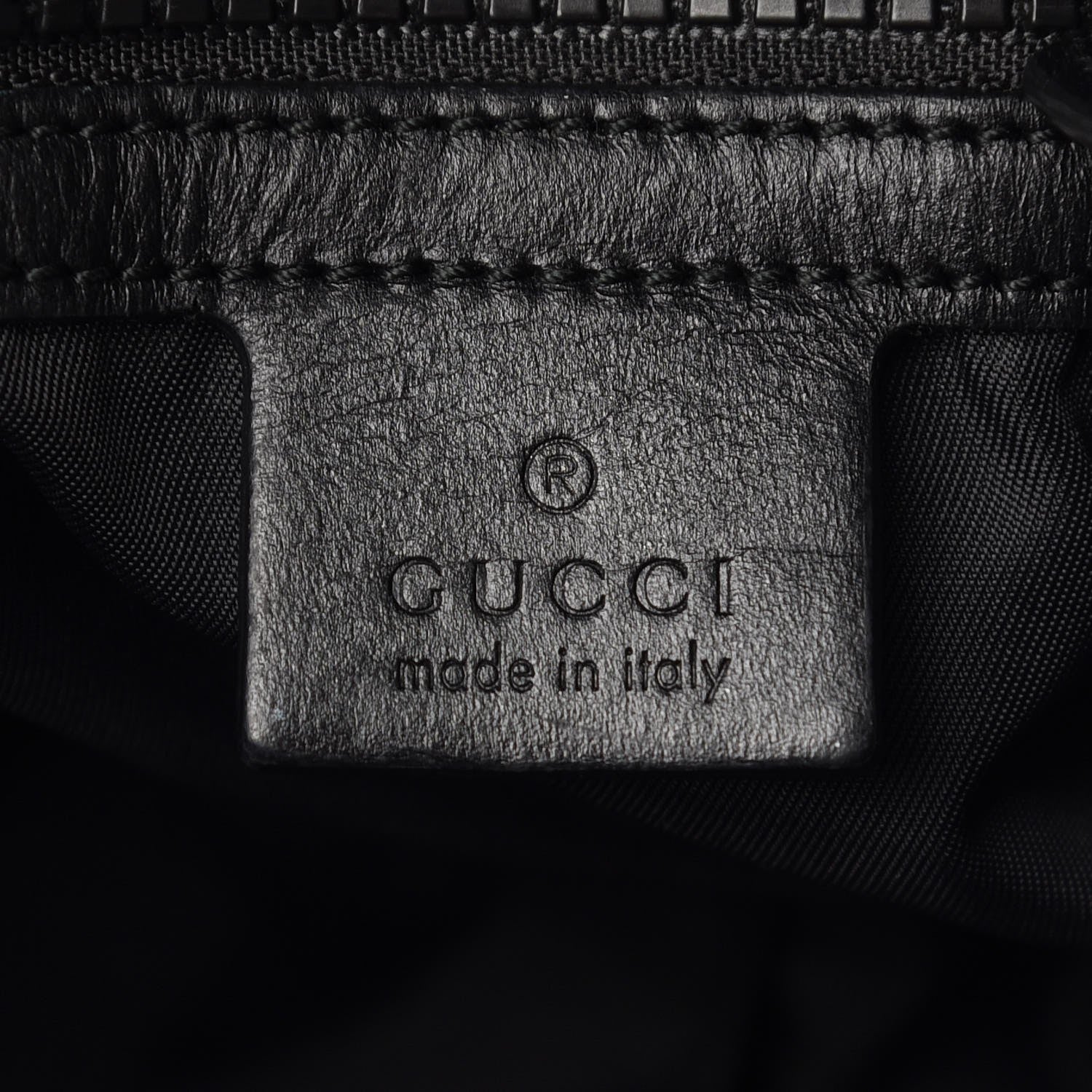 Gucci Techno Canvas Web Drawstring Backpack Black 6 of 14