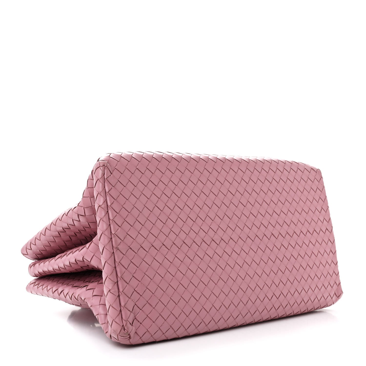Bottega Veneta Light Calf Intrecciato Medium Roma Mallow 4 of 14