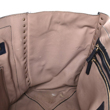 Valentino Garavani Nappa Medium Rockstud Soft Tote Marine 22 of 42