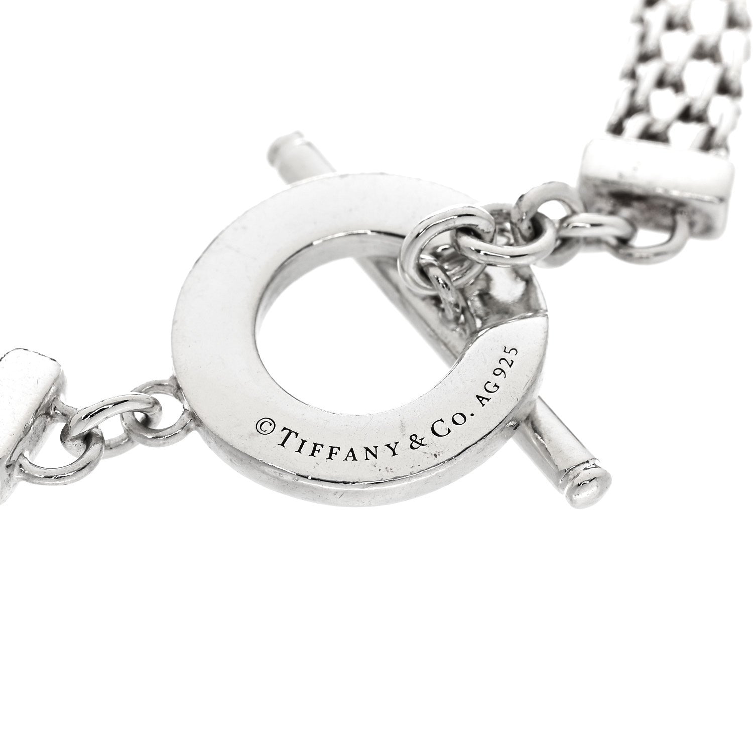 Tiffany Sterling Silver Somerset Toggle Bracelet 4 of 5