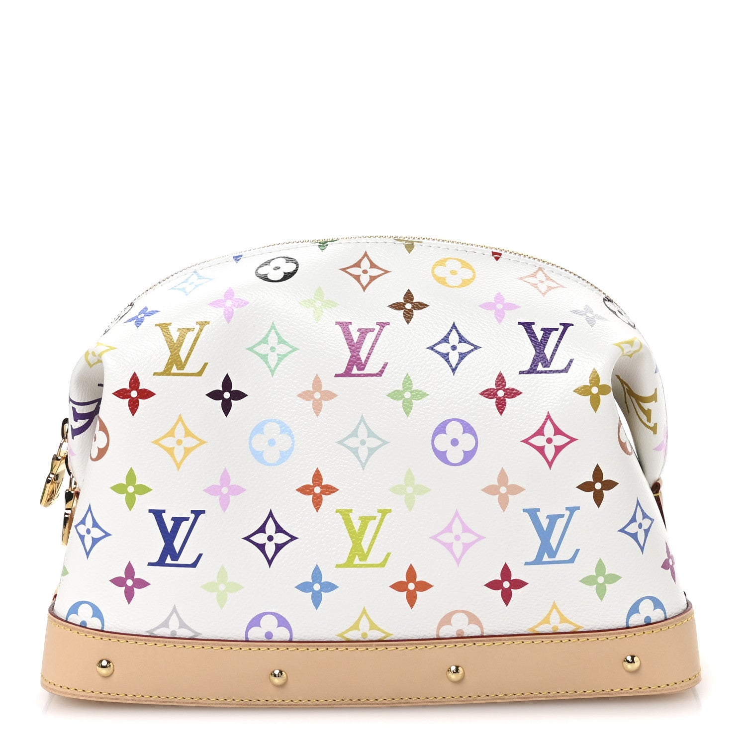 Louis Vuitton LV x TM Monogram Multicolor Cosmetic Pouch GM White 1 of 7