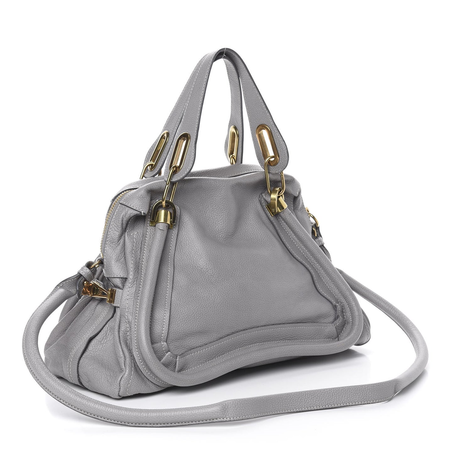 Calfskin Medium Paraty Cashmere Grey