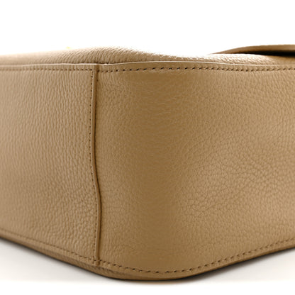 Chanel Grained Calfskin Small Souplissimo Maxi Flap Dark Beige 10 of 11